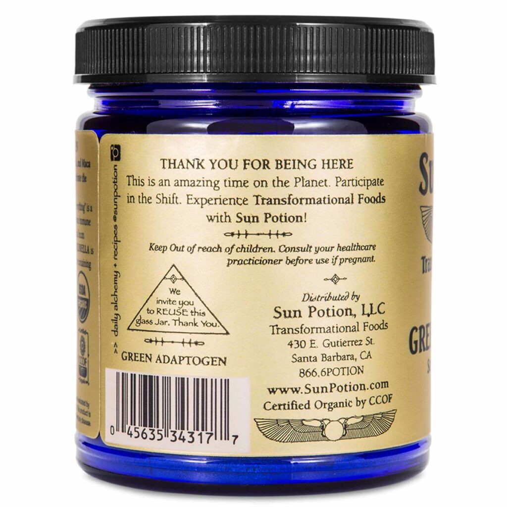 Sun Potion Green Adaptogen - 111g: Energia e Bem-Estar Natural - Imagem 2