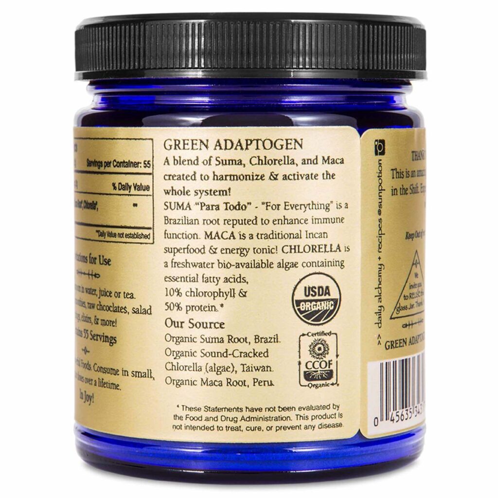 Sun Potion Green Adaptogen - 111g: Energia e Bem-Estar Natural - Imagem 3