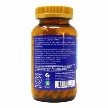 Garden of Life Ômega-Zyme™ Ultra 180 Cápsulas: Saúde Digestiva e Ômega 3 Completo - Imagem 7