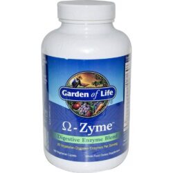 Garden of Life Omega-Zyme 180 Cápsulas: Saúde Digestiva e Nutrição Completa