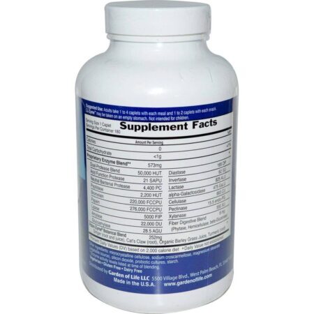 Garden of Life Omega-Zyme 180 Cápsulas: Saúde Digestiva e Nutrição Completa - Imagem 2