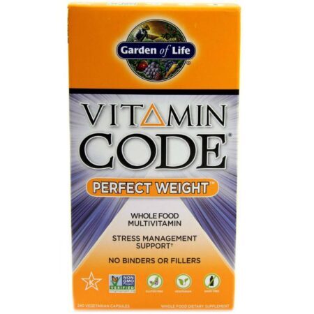 Garden of Life Vitamina Código Peso Perfeito 240 Cápsulas Vegetarianas: Controle de Peso e Bem-Estar Natural - Imagem 2