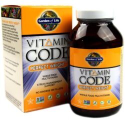 Garden of Life Vitamina Código Peso Perfeito 240 Cápsulas Vegetarianas: Controle de Peso e Bem-Estar Natural