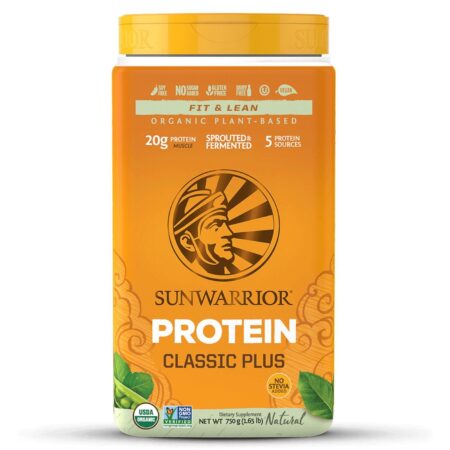 Sunwarrior, Proteína Clássica Plus - Natural - 750 g