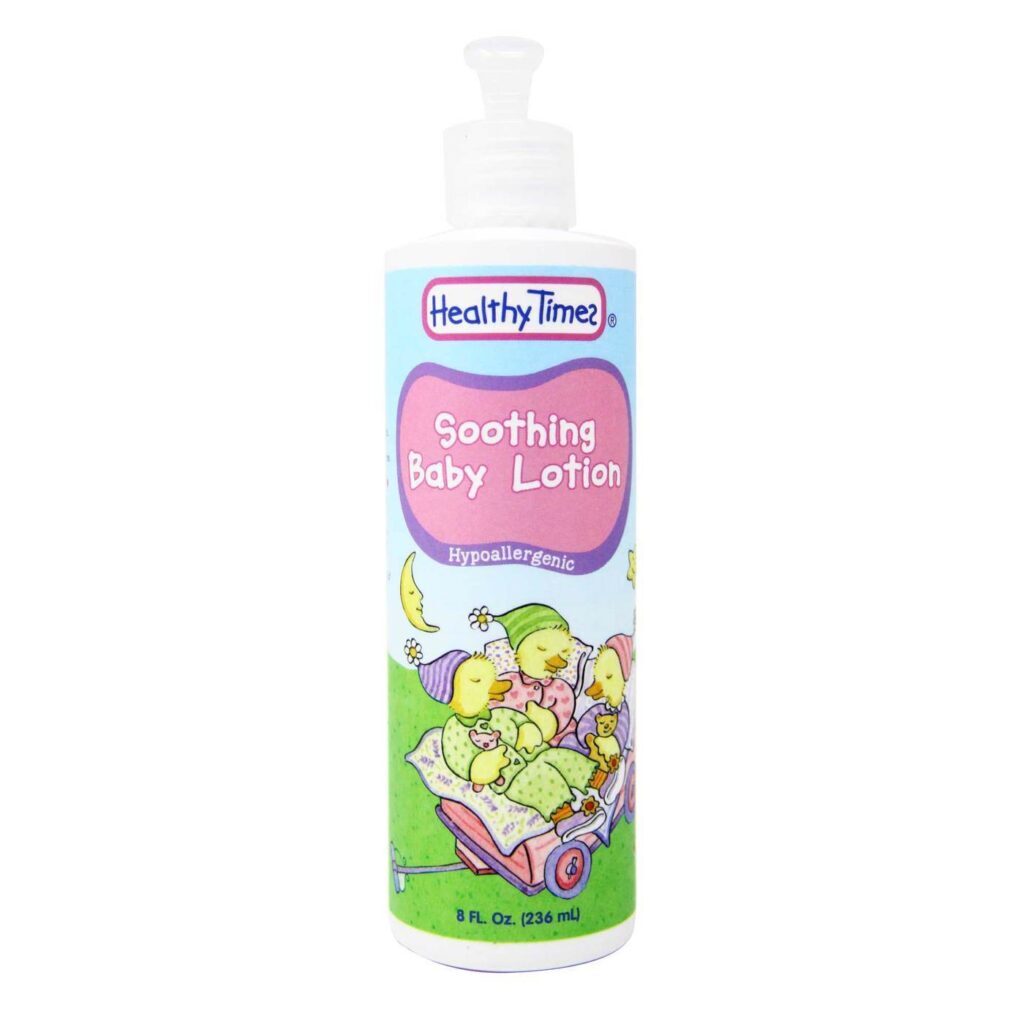 Loção Calmante para Bebês Healthy Times - 236 ml: Alívio Suave para Pele Sensível