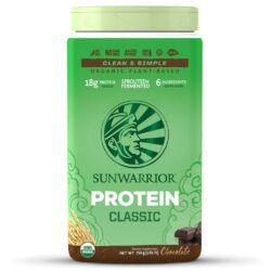Sunwarrior Proteína Clássica Sabor Chocolate 750g (1.65 lbs) Vegana