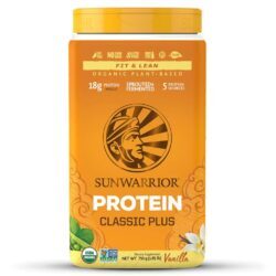Sunwarrior Proteína Clássica Plus Baunilha - 750g (1.65lb) Puro Sabor e Nutrição