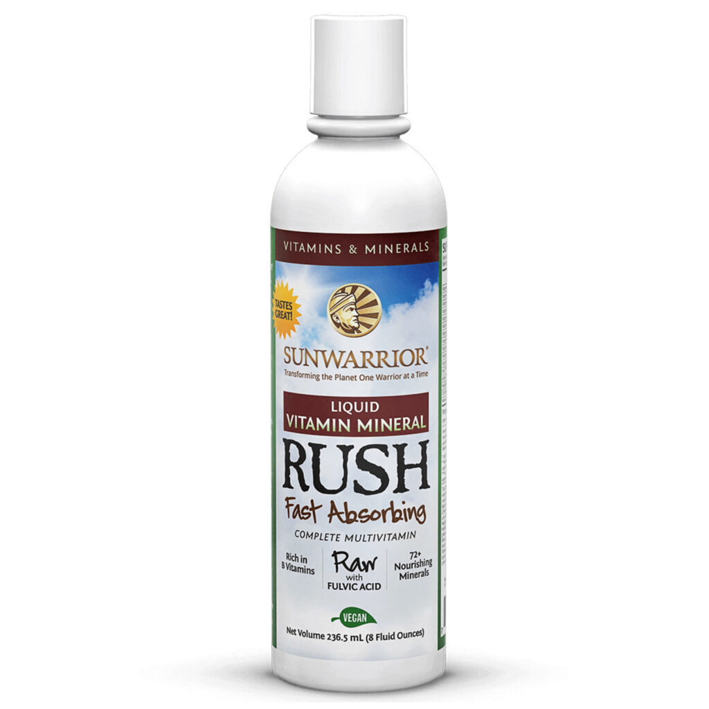 Sunwarrior Rush Mineral de Vitamina - 237ml: Energia e Nutrição Essencial no Brasil