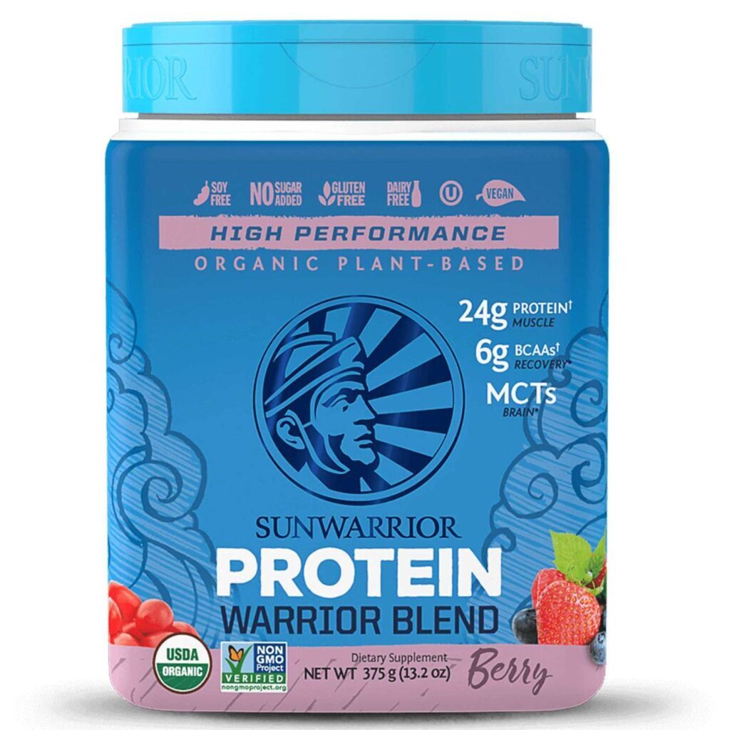 Sunwarrior Proteína Mistura de Guerreiro - Baga - 375g