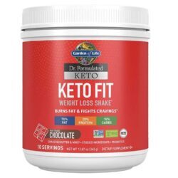 Garden of Life Dr. Formulado Keto Fit Shake Perda de Peso - Chocolate - 355g