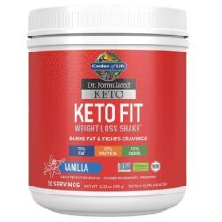 Garden of Life Dr. Formulado Keto Fit Shake Perda De Peso Baunilha 355g (12,52 oz)