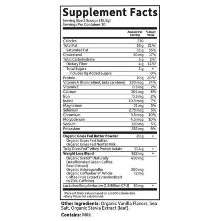 Garden of Life Dr. Formulado Keto Fit Shake Perda De Peso Baunilha 355g (12,52 oz) - Imagem 3