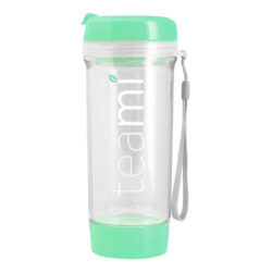 Garrafa de Chá Teami Verde Hortelã - 600 ml: Refrescância Pura e Detox Natural