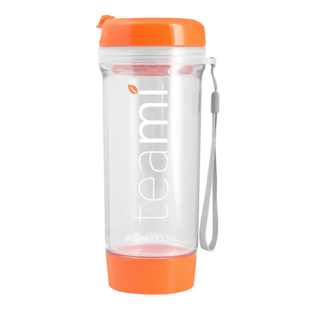 Garrafa de Chá Teami Laranja - 400 ml: Hidratação e Bem-Estar em Cada Gole