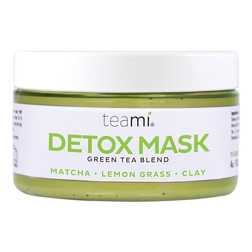 Teami Máscara Detox Facial Chá Verde Matcha 100ml - Revitalização Profunda da Pele