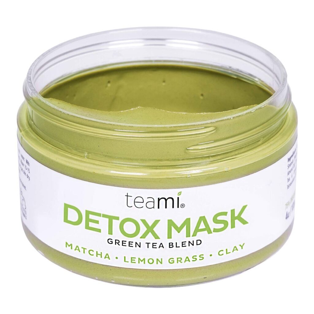 Teami Máscara Detox Facial Chá Verde Matcha 100ml - Revitalização Profunda da Pele - Imagem 2