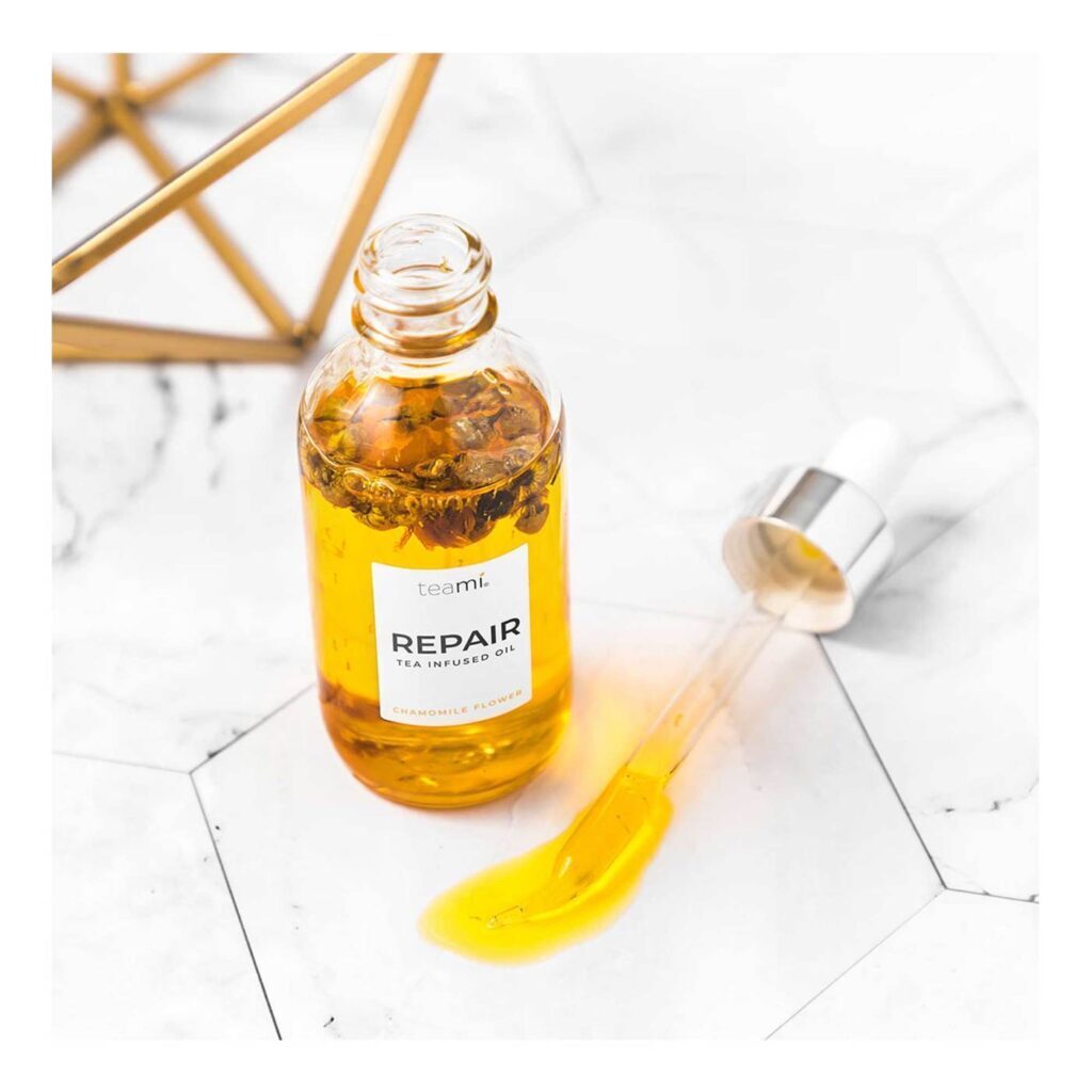 Teami Repair Óleo Reparador Facial Flor de Chá de Camomila 60 ml - Pele Revitalizada - Imagem 3