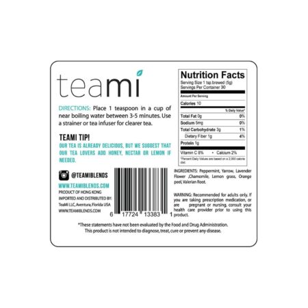 Teami, Chá de Mix de Folhas Relaxantes - 65 g (2.3 oz) - Image 2