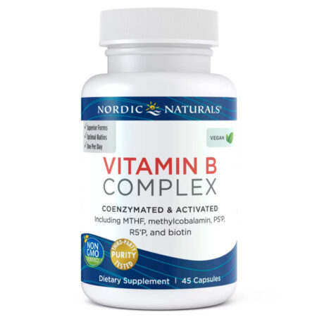 Nordic Naturals, Complexo de Vitamina B - 45 Cápsulas