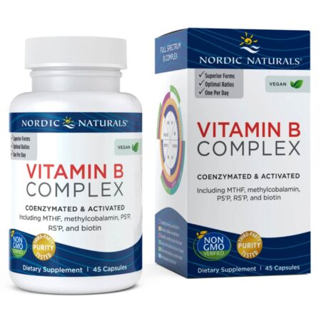 Nordic Naturals, Complexo de Vitamina B - 45 Cápsulas - Image 5