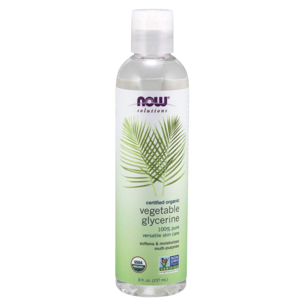 Now Foods Glicerina Vegetal Orgânica 237ml - Hidratação Pura e Versátil