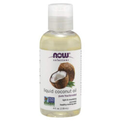 Now Foods Óleo de Coco Líquido 118ml (4 oz) Puro e Versátil