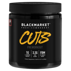 Blackmarket CORTES Pré-treino Fruit Punch - Potência e Foco com 30 Porções no Brasil