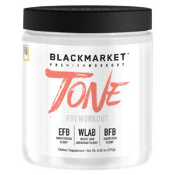 Blackmarket Pre-Treino de Tom - Manga Laranja - 30 Porções - Energia e Foco Máximos
