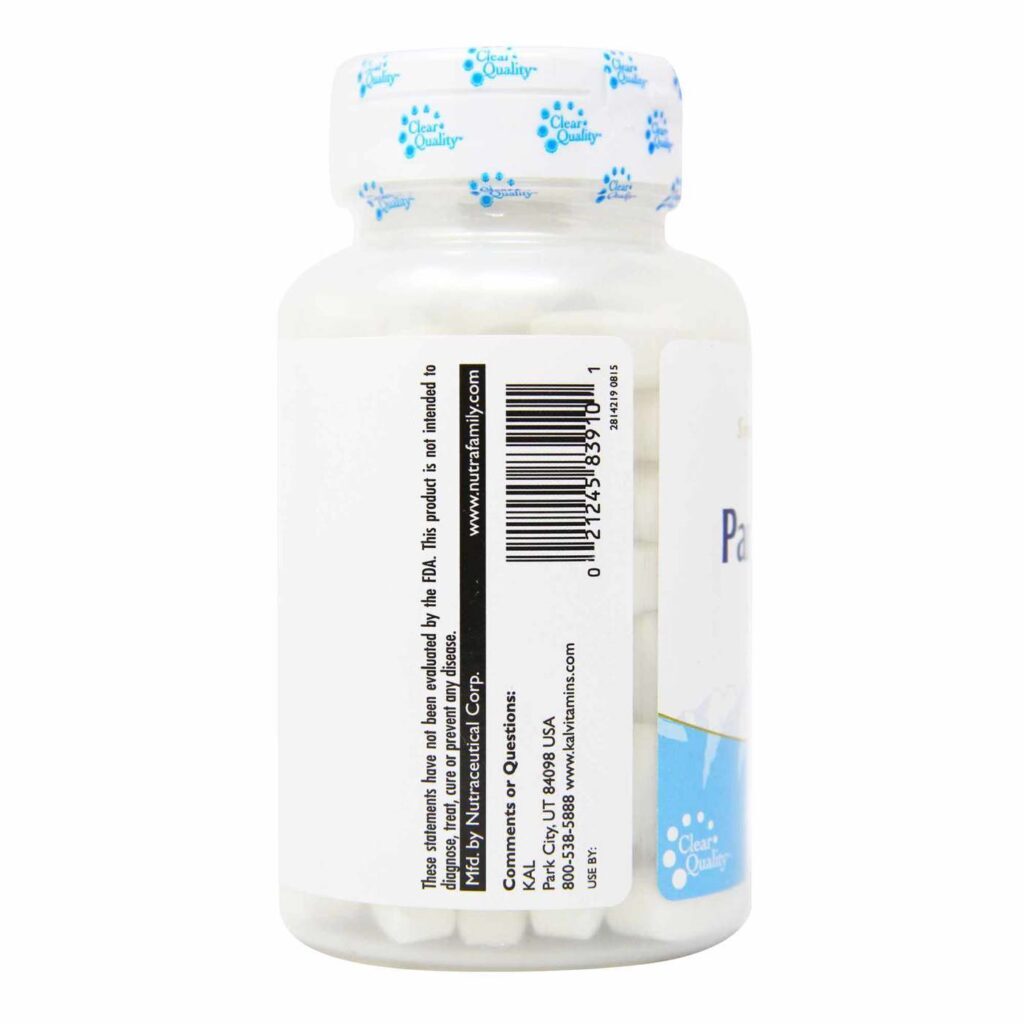 Kal Ácido Pantotênico 1.000 mg - 100 Tabletes: Energia e Bem-Estar no Brasil - Imagem 3