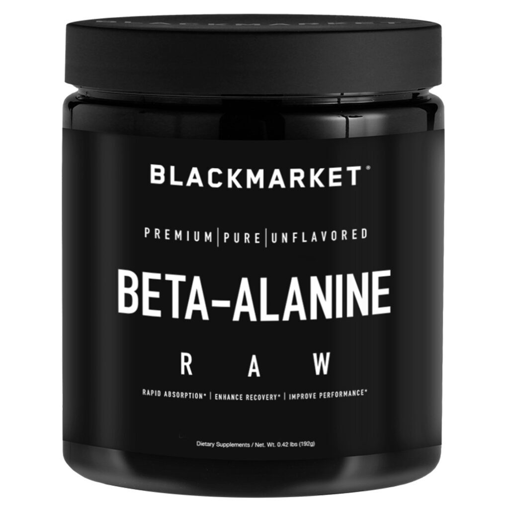 Blackmarket Beta-Alanina Crua - Sem Sabor - 60 Doses - Energia e Performance
