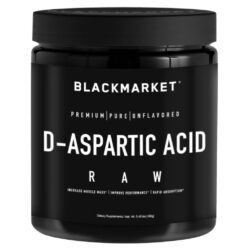 Blackmarket Ácido D-Aspártico Bruto - Sem Sabor - 60 Doses | Impulsiona sua Performance