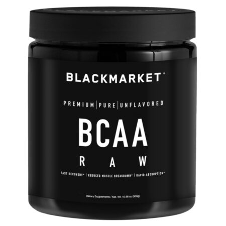 Blackmarket BCAA bruto - sem sabor - 60 doses