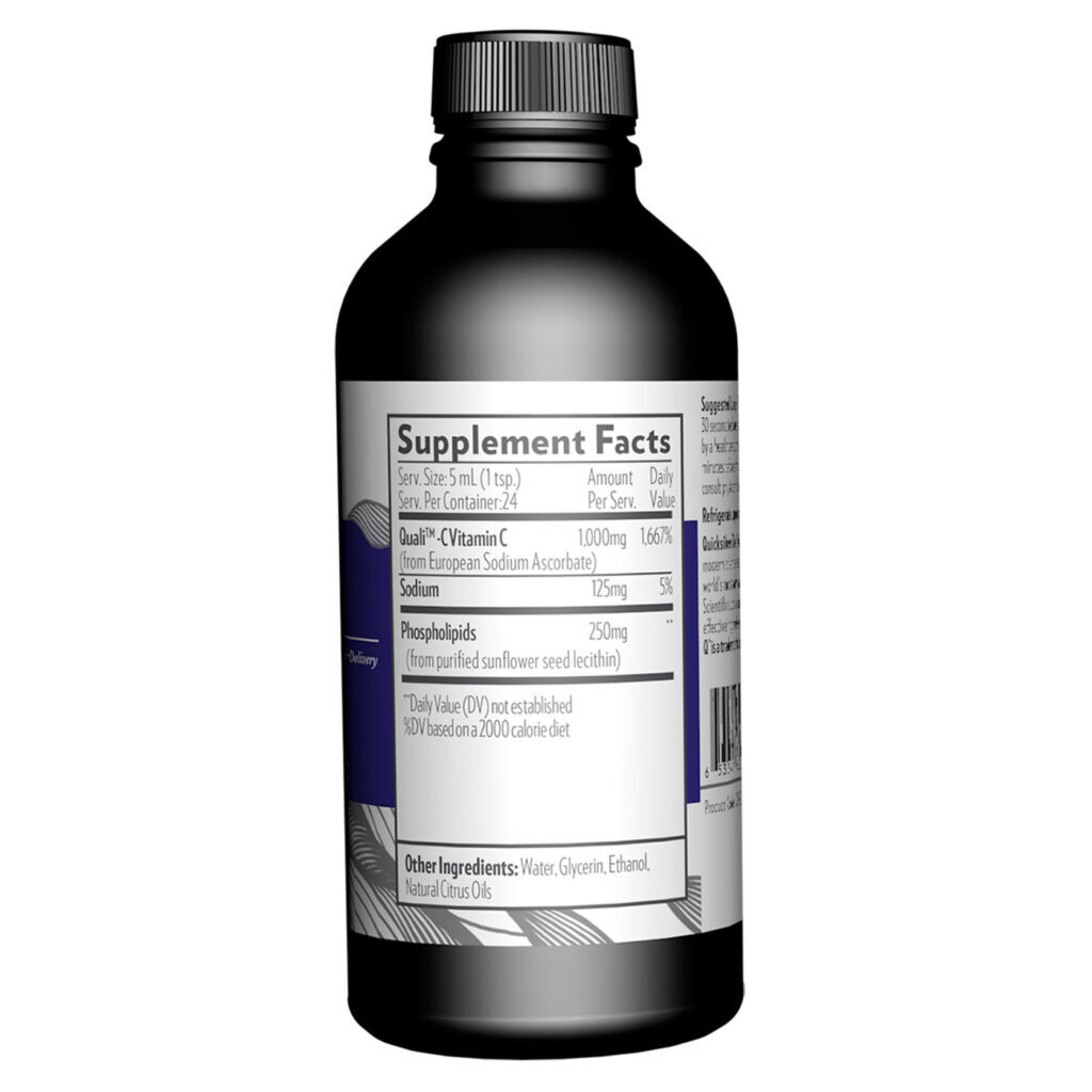 Quicksilver Scientific Vitamina C Lipossomal 120 ml - Máxima Absorção e Imunidade - Imagem 2