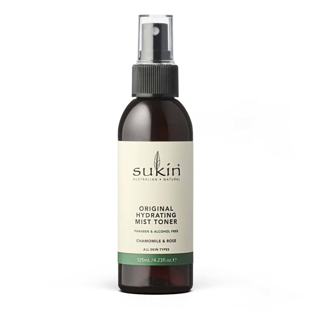 Sukin, Toner Hidratante de Névoa - 125 mL: Refrescância e Hidratação Profunda para Sua Pele