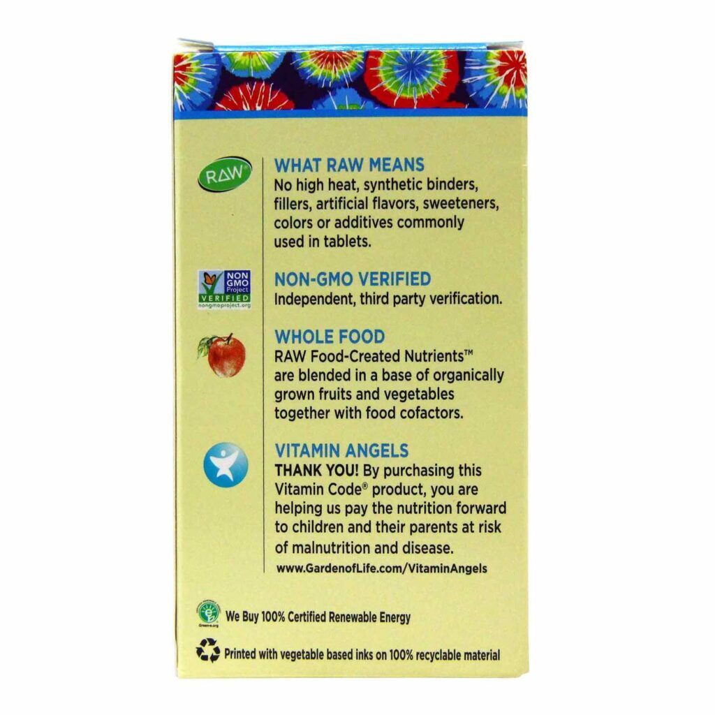 Garden of Life Vitamin Code Kombucha RAW - 60 Cápsulas para Saúde Intestinal - Imagem 3