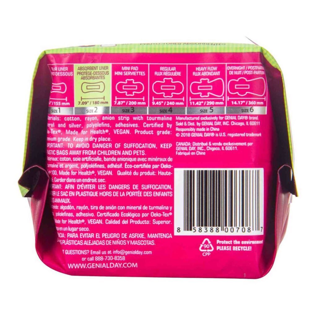 Genial Days Absorvente Feminino - Conforto e Proteção com 18 Unidades - Imagem 2
