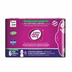 Genial Day Absorvente Noturno/Pós-Parto Fluxo Extra Forte - 6 Unidades para Máximo Conforto e Segurança no Brasil