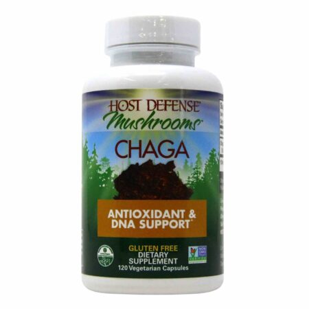 Host Defense, Chaga Antioxidante e Suporte de DNA - 120 Cápsulas Vegetarianas - Image 5