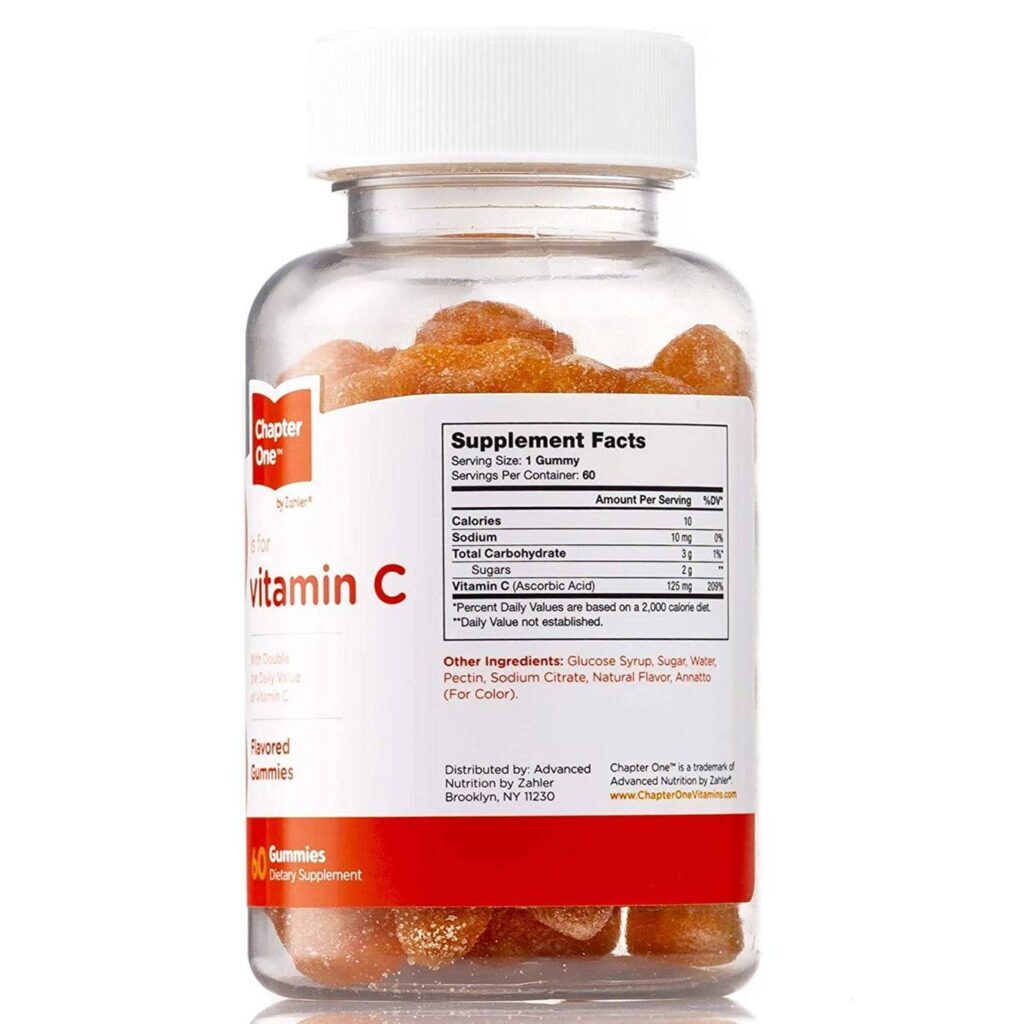 Chapter One Gomas Vitamina C 60 Gomas - Imunidade e Bem-Estar Diário - Imagem 2