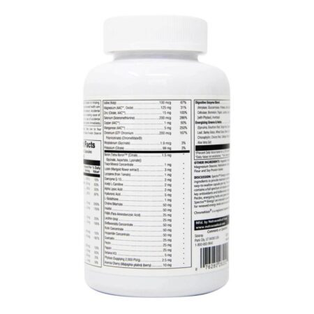 Solaray Espectro Energético Multivitamínico e Mineral - 120 Cápsulas Vegetarianas - Energia e Vitalidade - Imagem 3