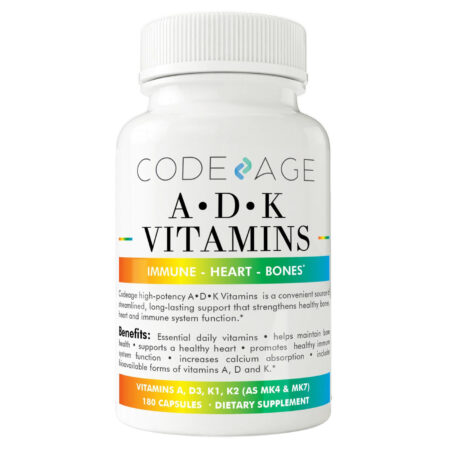 CodeAge, Vitaminas A D K - 180 Cápsulas