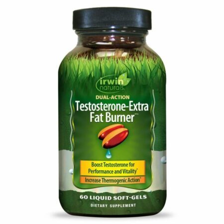 Irwin Naturals Queimador de Gordura Extra de Testosterona Ação Dupla 60 Cápsulas em Gel Líquido - Imagem 2