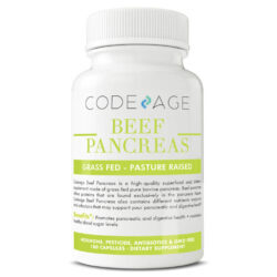 CodeAge Pâncreas de Carne 180 Cápsulas: Nutrição Essencial para Você