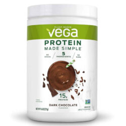 Vega Proteína Simplificada Chocolate Escuro 271g - Energia Pura e Sabor Intenso