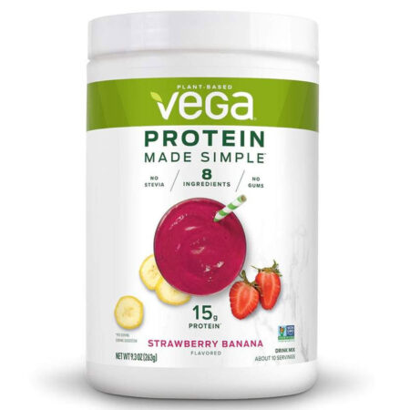 Vega Proteína Made Simple - Banana Morango - 9,3 oz