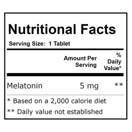 Now Foods Melatonina 5mg - 120 Comprimidos Liberação Prolongada: Sono Reparador - Imagem 2