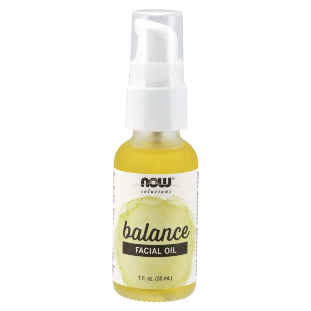 Now Foods Óleo Facial Equilibrado 30ml - Hidratação e Nutrição Profunda para Sua Pele