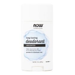 Now Foods Desodorante Stick Longa Duração Sem Perfume 62g (2.2oz)