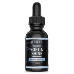 Zhou Barba de Ferro Macio e Brilho Óleo de Barba - Cedro e Sândalo - 30ml