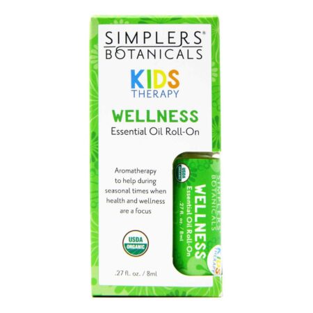 Simplers Botanicals Kids Therapy Wellness Essential Oil Roll-On - 8 ml